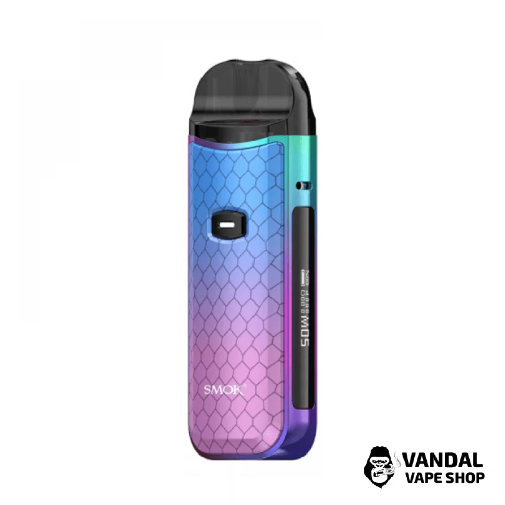 Pod-система SMOK Nord 50W Pod Kit (Original) в забарвленні "Блакитно-рожева кобра"