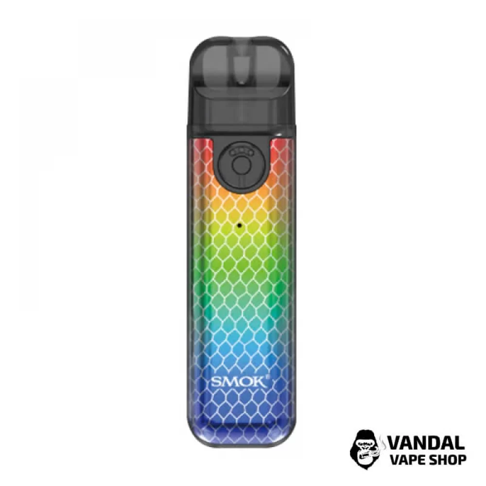 Pod-система Smok Novo 4 Mini Pod Kit в расцветке "Rasta Green Cobra"