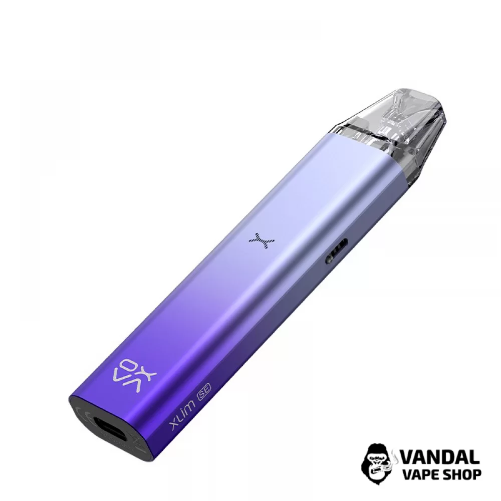 Pod-система OXVA Xlim SE Bk в градиентном фиолетово-серебряном цвете Pod-система OXVA Xlim SE Bk в градиентном фиолетово-серебряном цвете