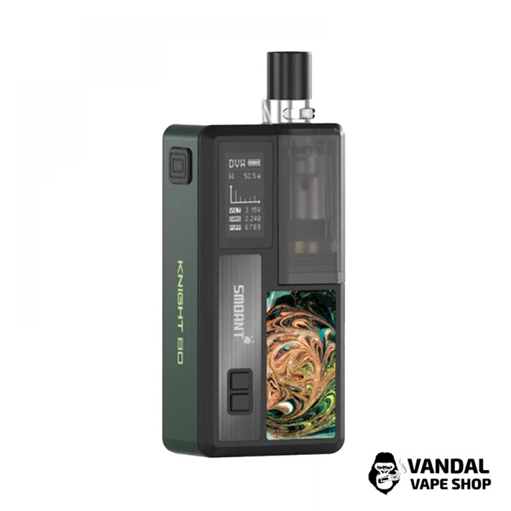 Оригінальний под мод Smoant Knight 80 в темно-зеленому кольорі Оригінальний под мод Smoant Knight 80 в темно-зеленому кольорі