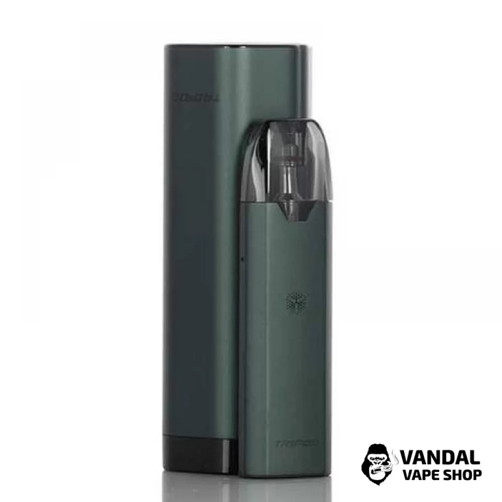 Pod-система UWELL Tripod PCC Kit 1000 mAh + 370 mAh в зеленом цвете