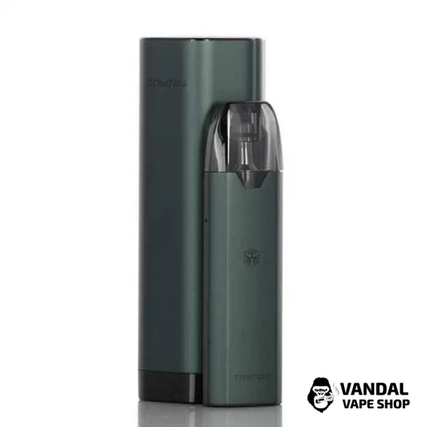 Pod-система UWELL Tripod PCC Kit 1000 mAh + 370 mAh в зеленому кольорі