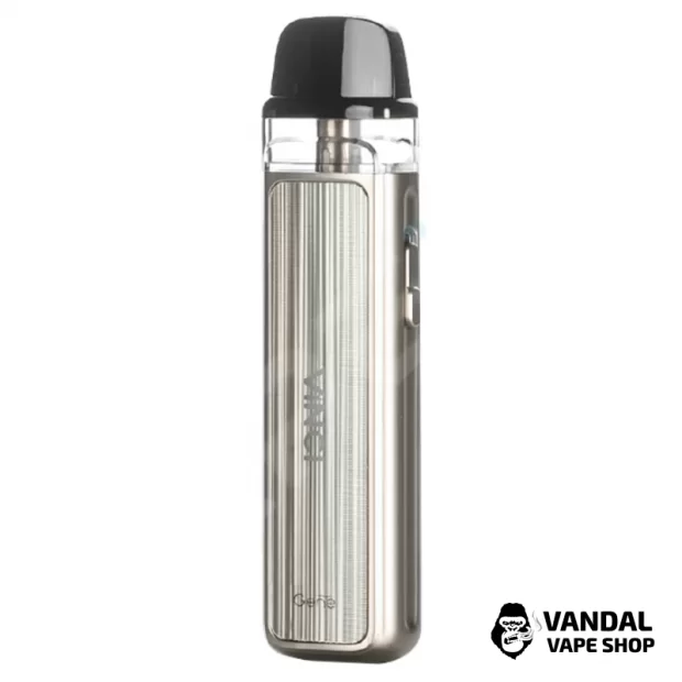 Стартовый набор Voopoo Vinci 15W  Pod Kit в расцветке "Aurora Silver"
