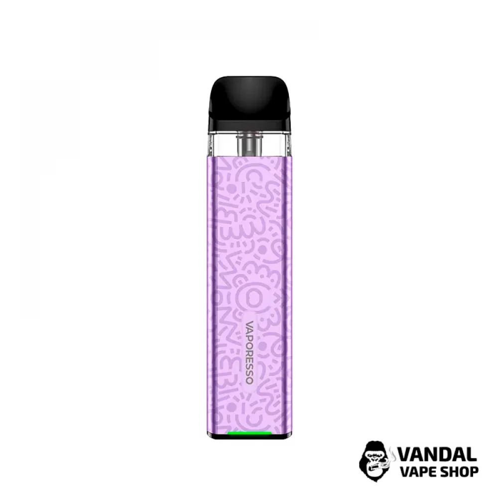Pod-система Vaporesso XROS 3 Mini Pod Kit (Original) в лиловом цвете с узорами Pod-система Vaporesso XROS 3 Mini Pod Kit (Original) в лиловом цвете с узорами