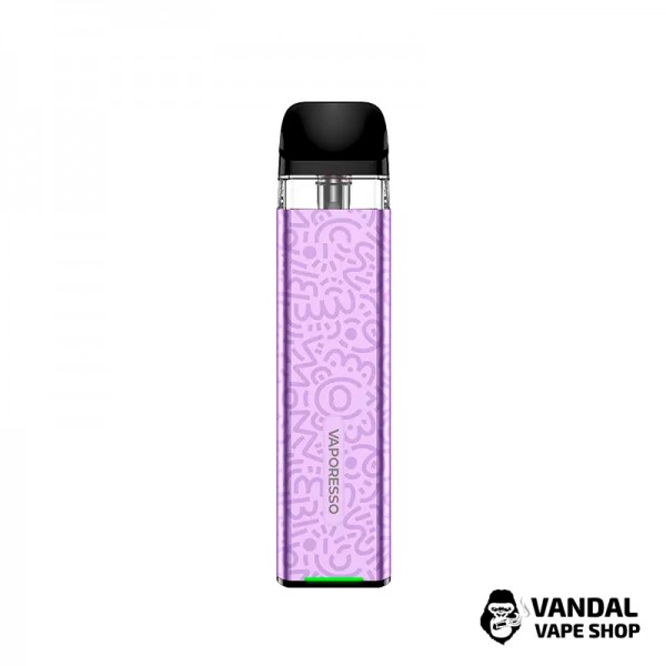 Pod-система Vaporesso XROS 3 Mini Pod Kit (Original) у ліловому кольорі з візерунками