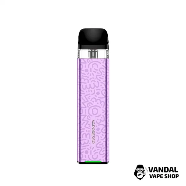 Pod-система Vaporesso XROS 3 Mini Pod Kit (Original) в лиловом цвете с узорами