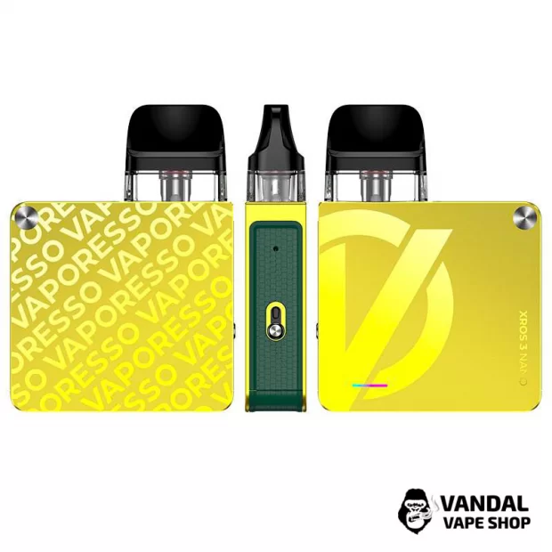 Оригинальный стартовый набор Vaporesso XROS 3 Nano Kit в желтом цвете