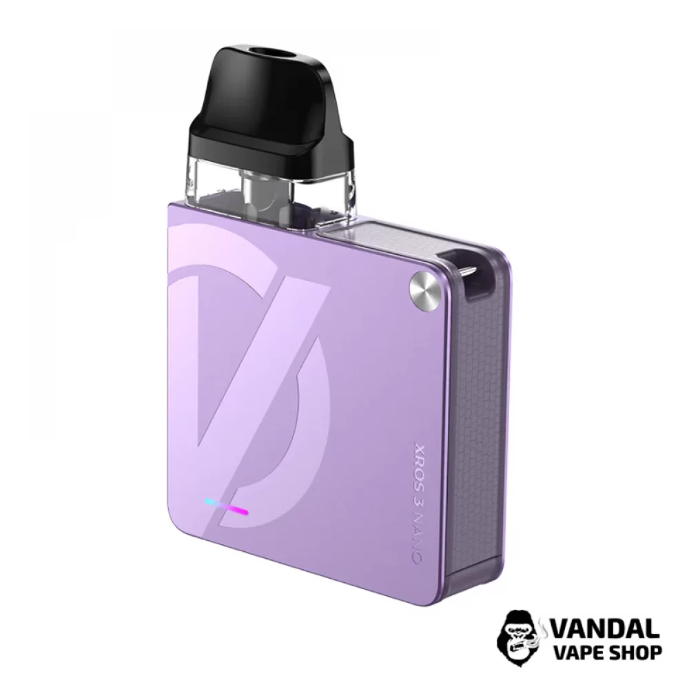 Оригинальный стартовый набор Vaporesso XROS 3 Nano Kit в бледно-фиолетовом цвете