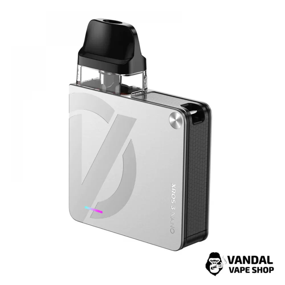 Оригінальний стартовий набір Vaporesso XROS 3 Nano Kit в срібному кольорі Оригінальний стартовий набір Vaporesso XROS 3 Nano Kit в срібному кольорі