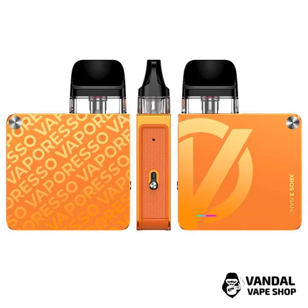 Оригінальний стартовий набір Vaporesso XROS 3 Nano Kit в помаранчевому кольорі