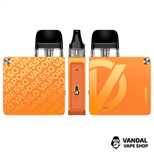 Оригинальный стартовый набор Vaporesso XROS 3 Nano Kit в оранжевом цвете