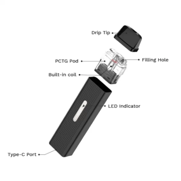 Pod-система Vaporesso XROS Mini Pod Kit 0.8 Ом (Original) в золотом цвете