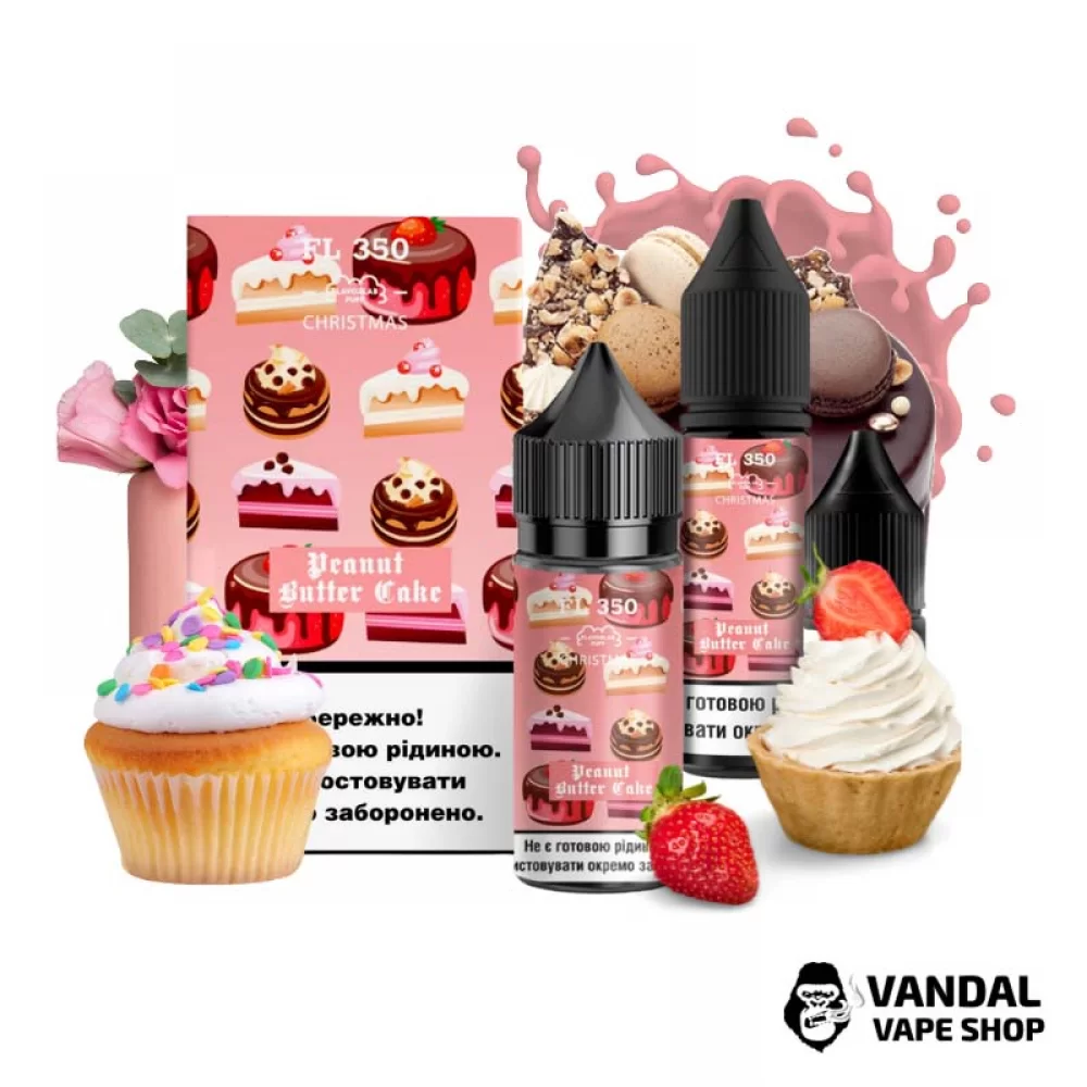 Набір для самозамісу Fl350 Christmas 30 мл 50 мг зі смаком торт з арахісовим кремом