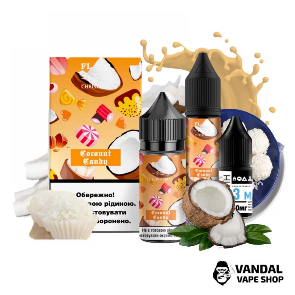 Набір для самозамісу Fl350 Christmas 30 мл 50 мг зі смаком кокосових цукерок