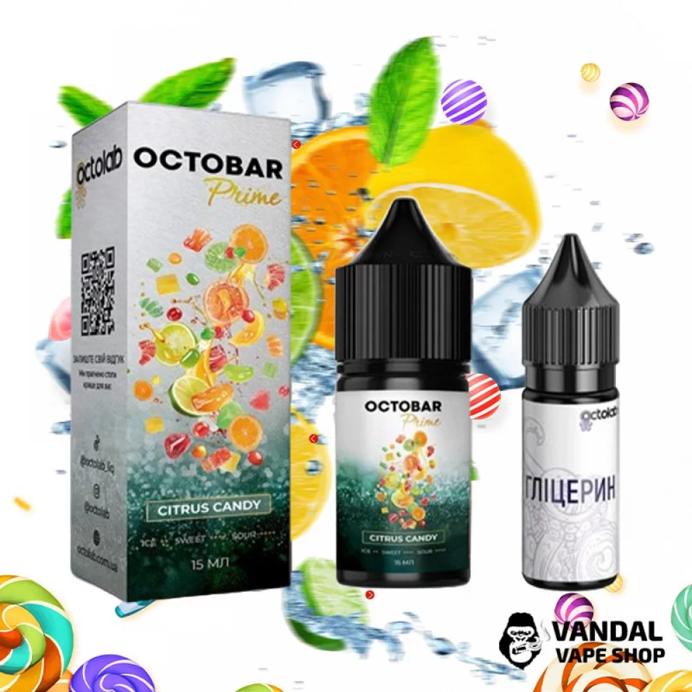 Набор для самозамеса Octobar Prime - со вкусом цитрусовой конфеты