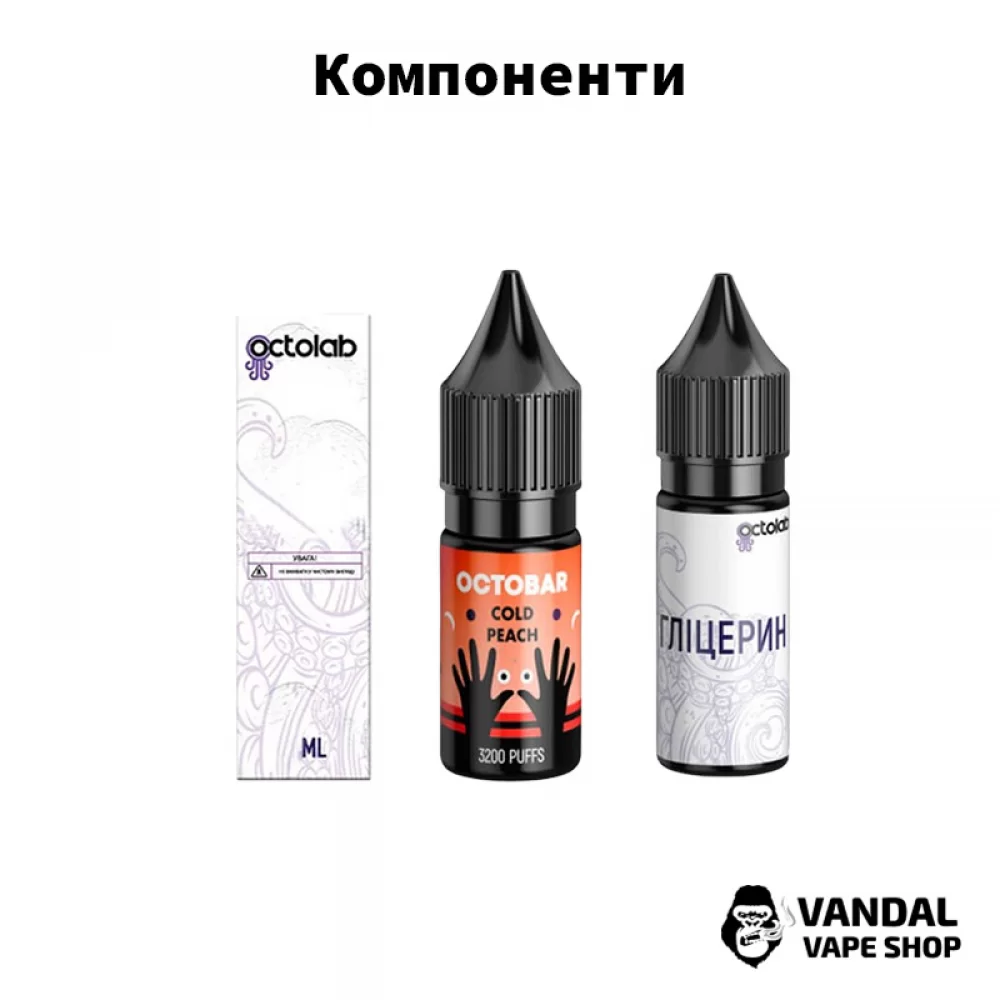 Набір для самозамісу Octo Bar Salt 10 мл Набір для самозамісу Octo Bar Salt 10 мл