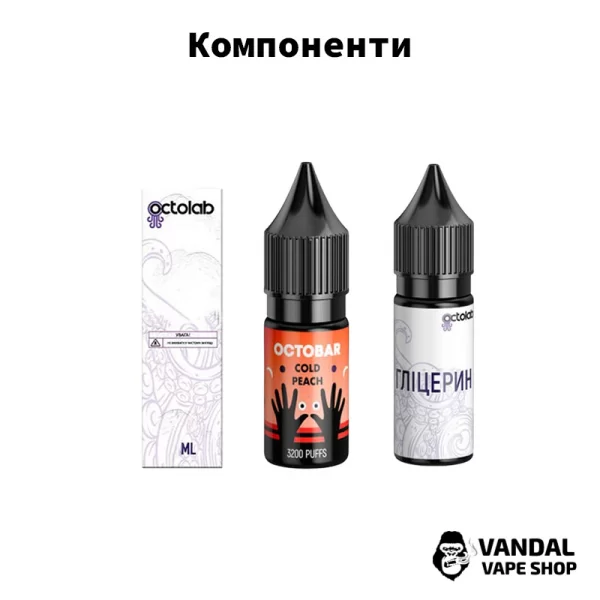 Набір для самозамісу OctoBar Salt 10 мл 50 мг зі смаком манго та ананасу з холодком