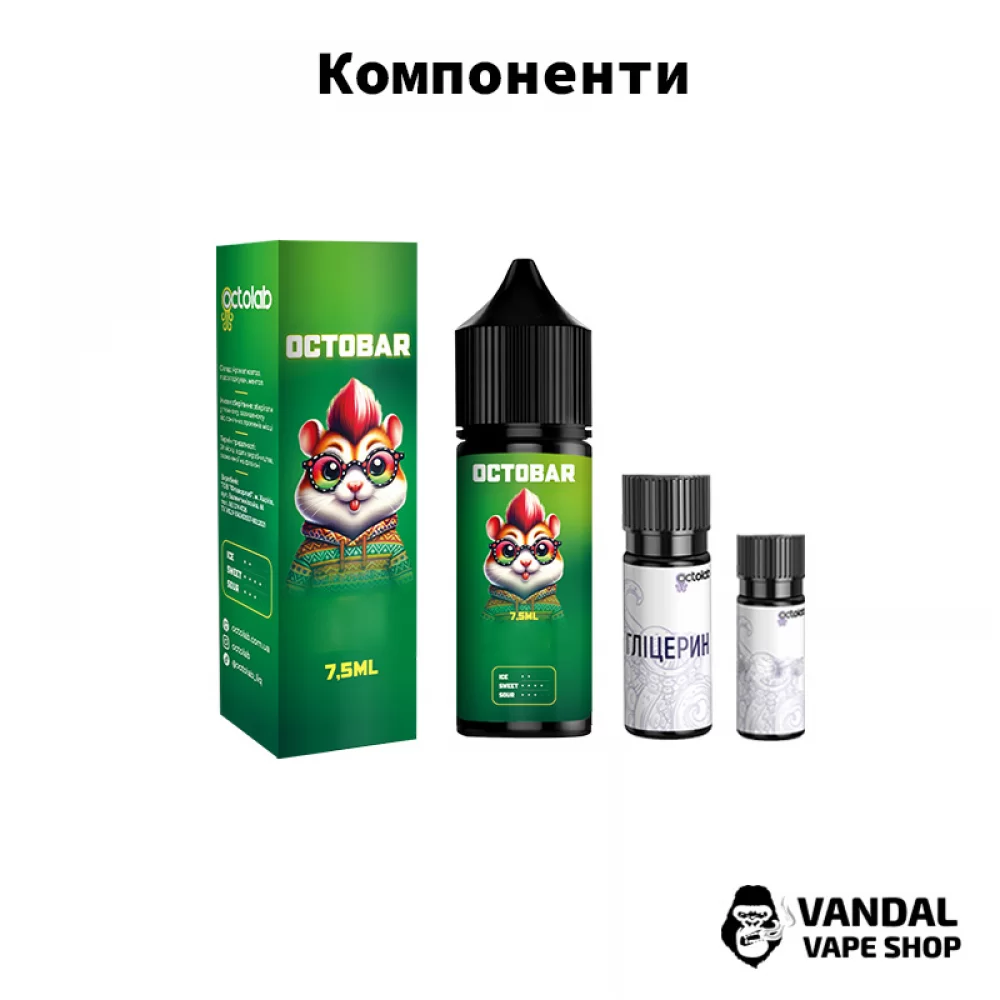 Набір для самозамісу OctoBar NFT Salt 15 мл Набір для самозамісу OctoBar NFT Salt 15 мл