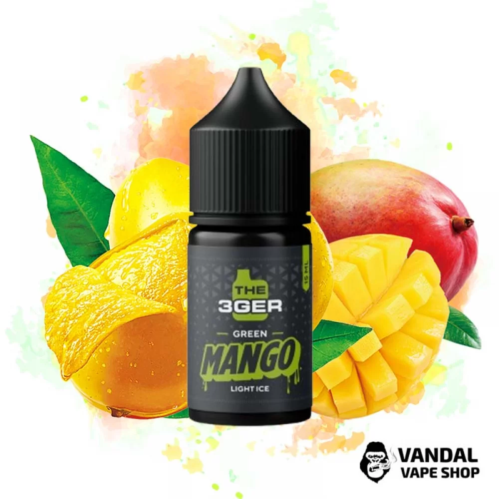 Набір для самозамісу The 3Ger Salt 30 мл 50 мг зі смаком зеленого манго
