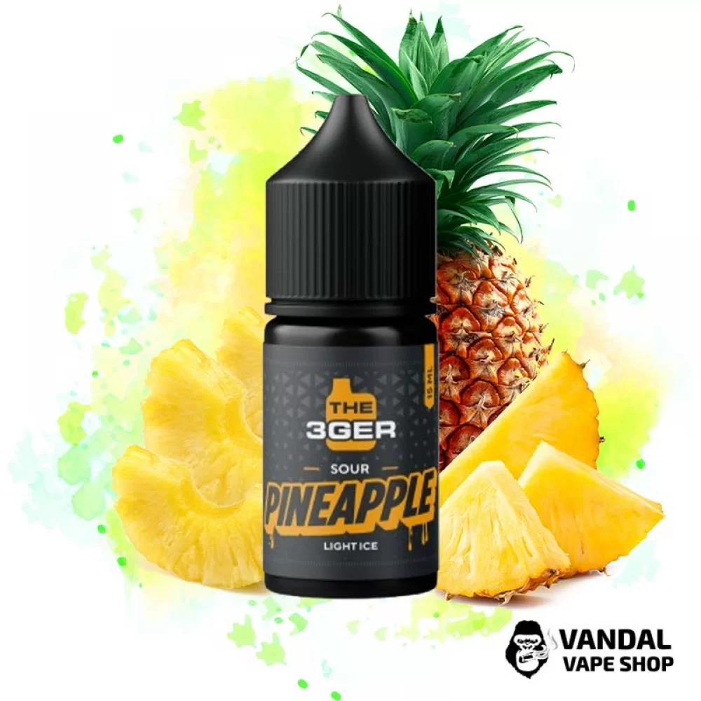 Набор для самозамеса The 3Ger Salt 30 мл 50 мг со вкусом кислого ананаса Набор для самозамеса The 3Ger Salt 30 мл 50 мг со вкусом кислого ананаса