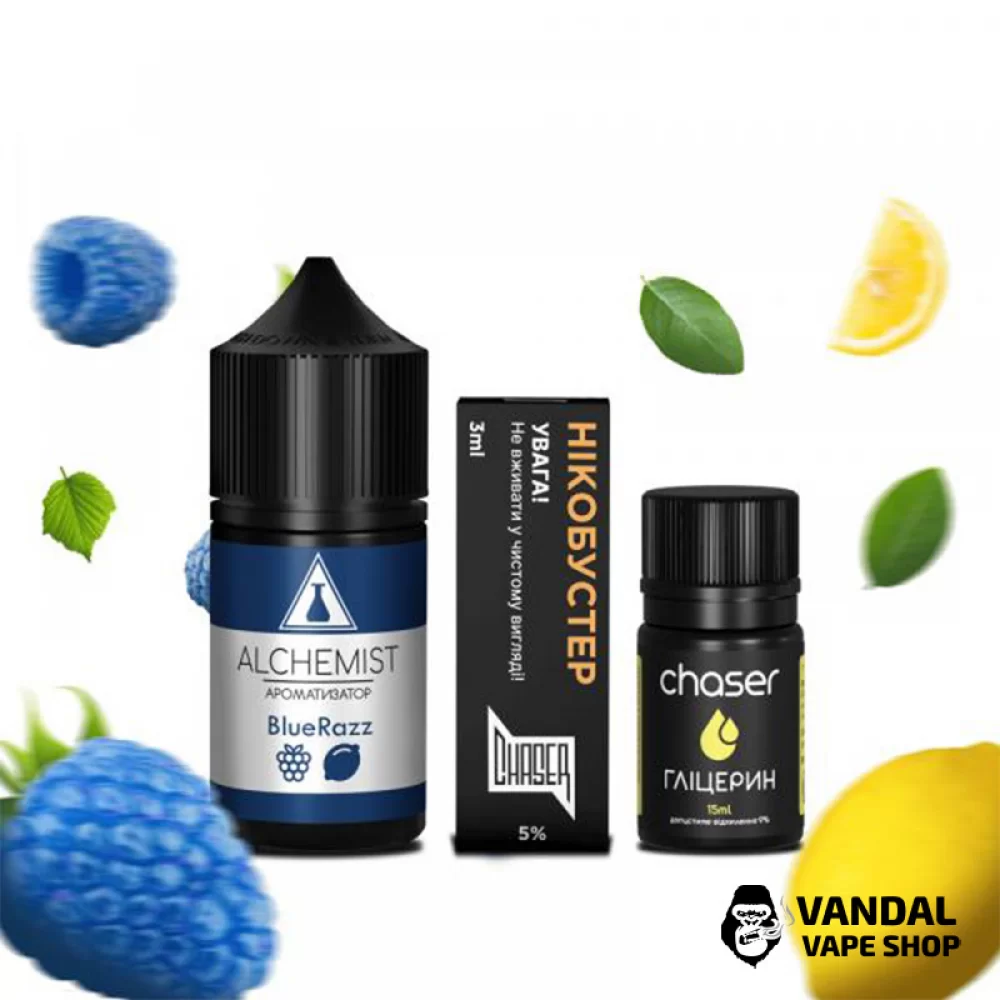 Набор для самозамеса Alchemist 30 мл 50 мг со вкусом голубой малины и лимона