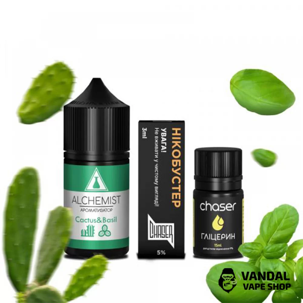 Набір для самозамісу Alchemist 30 мл 50 мг зі смаком кактуса і базиліка