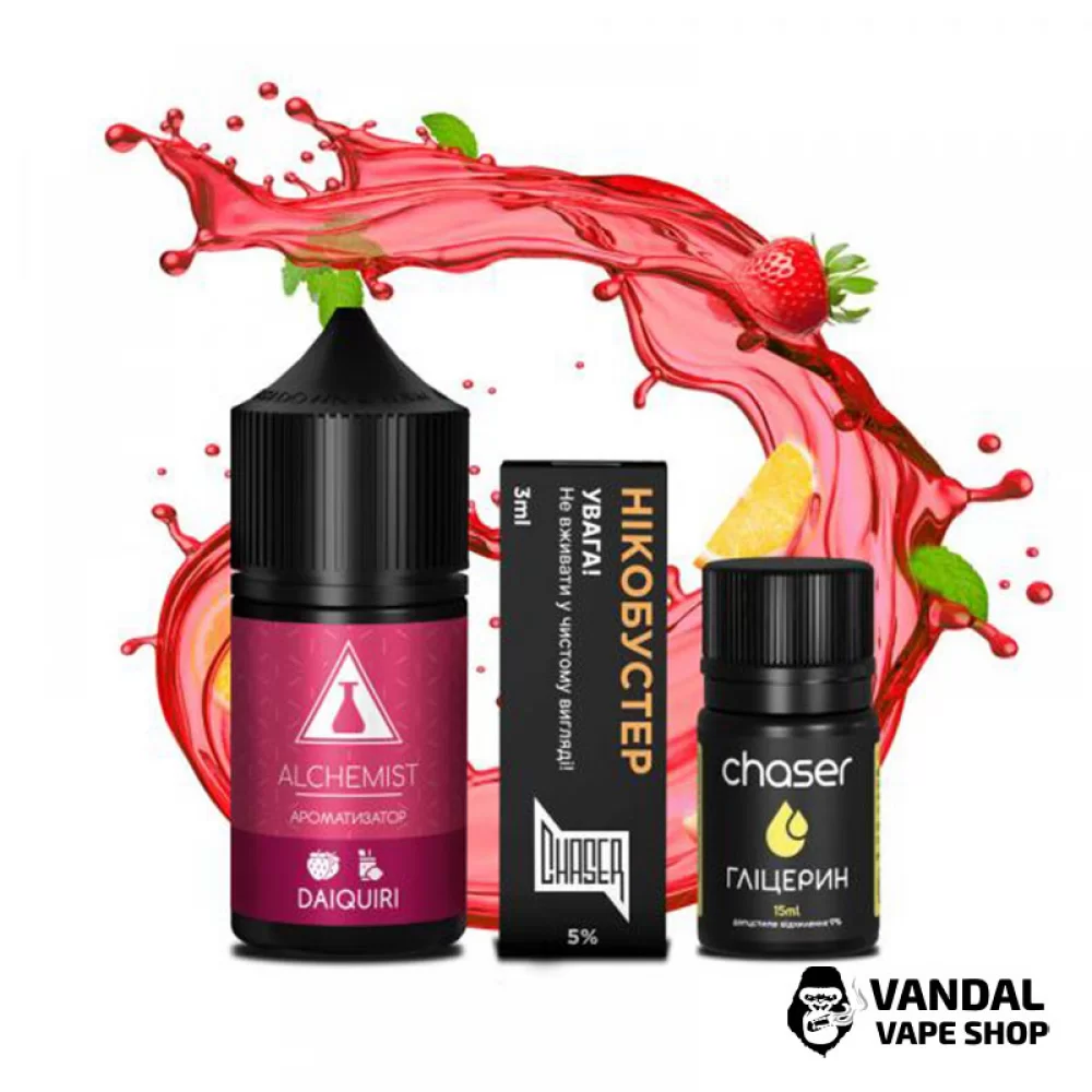 Набір для самозамісу Alchemist FL 30 мл 50 мг зі смаком лимонад з полуницею і льодом