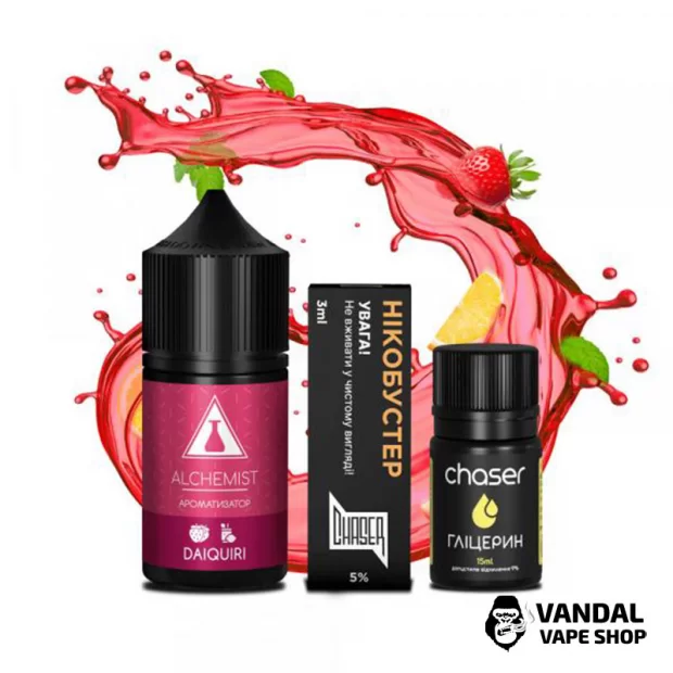 Набор для самозамеса Alchemist FL 30 мл 65 мг со вкусом лимонад с клубникой и льдом