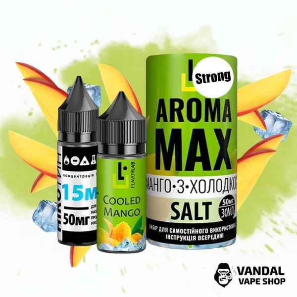 Набор для самозамеса Aroma MAX Salt Strong 30 мл 50 мг со вкусом манго с холодком