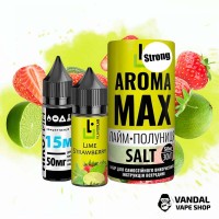 Набори для самозамісу Aroma MAX Salt Strong 30 мл 50 мг - Lime Strawberry