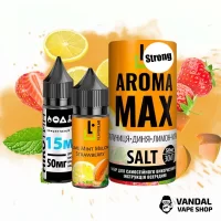 Наборы для самозамеса Aroma MAX Salt Strong 30 мл 50 мг - Strawberry Melon Lemon Mint