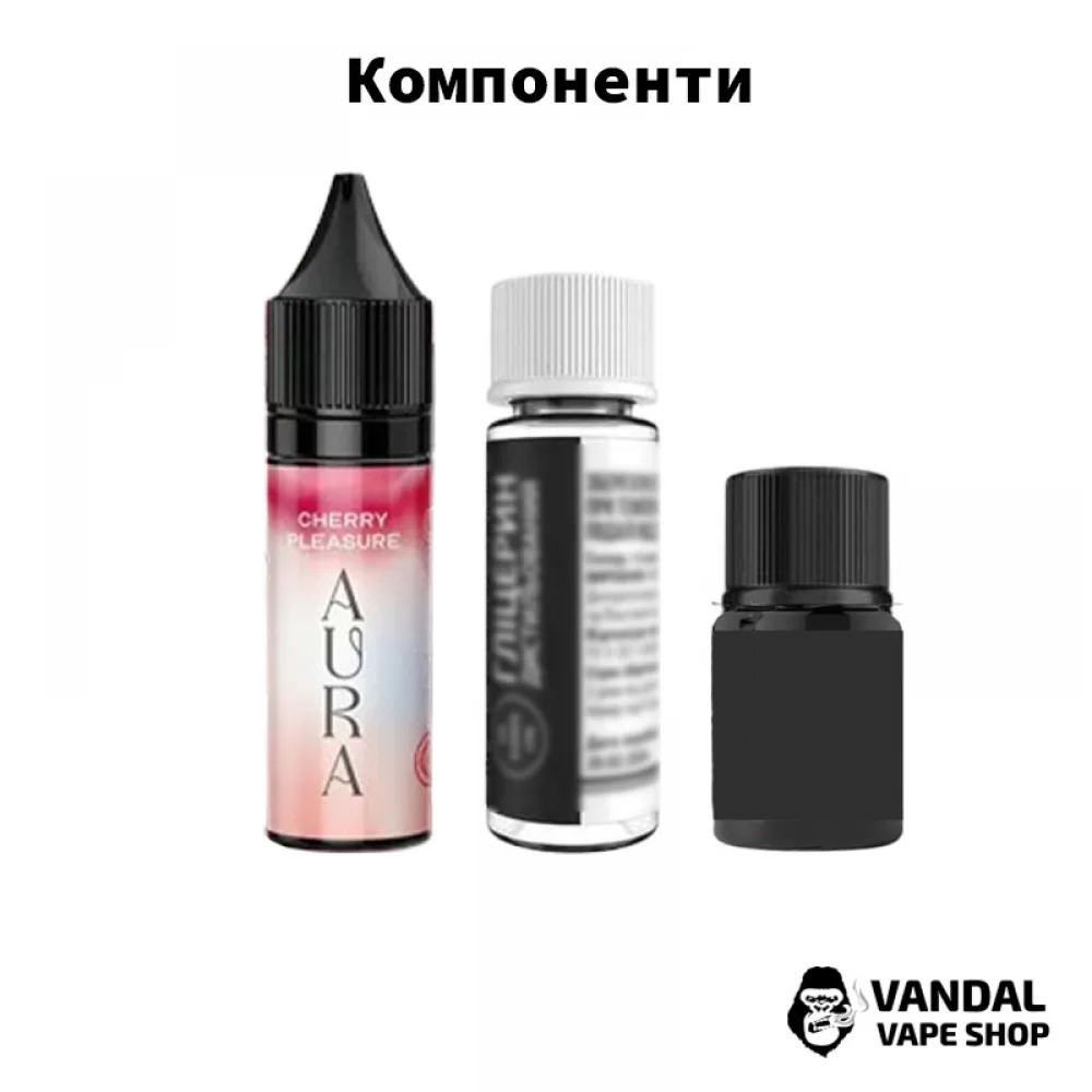 Набір для самозамісу Aura Original 15 мл 30 мг - зі смаком вишні з малиною.