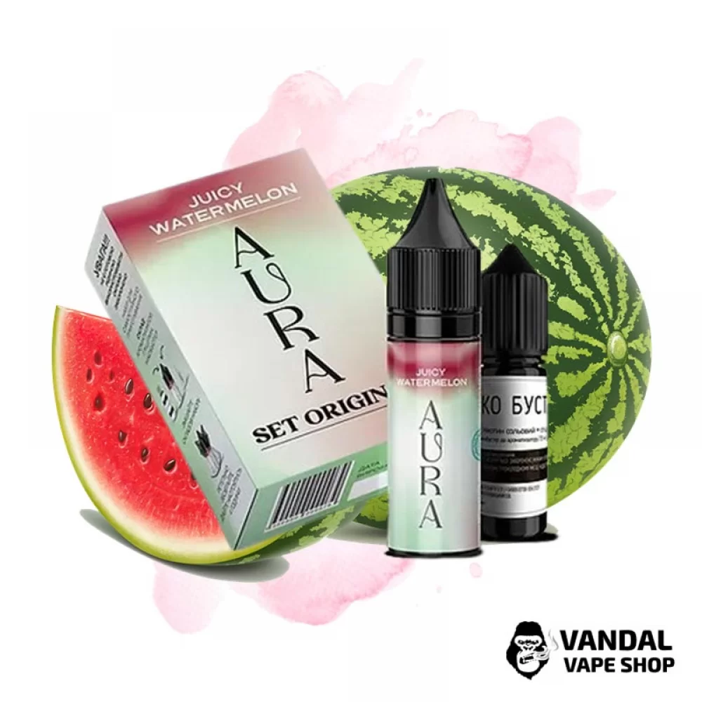 Набор для самозамеса Aura Original 15 мл 50 мг - с вкусом арбуза.