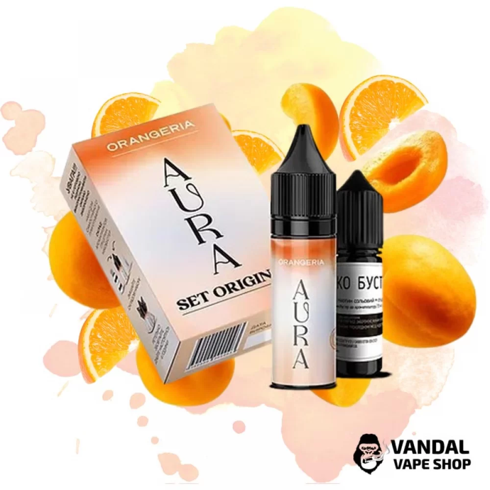 Набор для самозамеса Aura Original 15 мл 30 мг - с вкусом апельсина с персиком.
