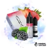 Straw & Black Berries