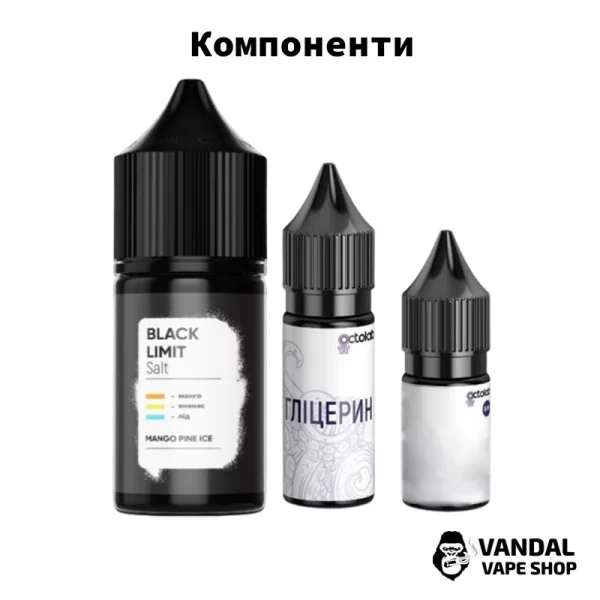 Набор для самозамеса Black Limit 30 мл 50 мг со вкусом кокоса и дыни 