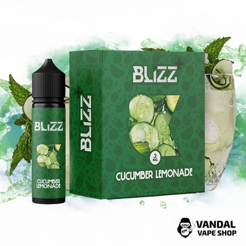 Набор для самозамеса Blizz Plus Organic 60 мл 3 мг со вкусом лимонада с огурцом Набор для самозамеса Blizz Plus Organic 60 мл 3 мг со вкусом лимонада с огурцом