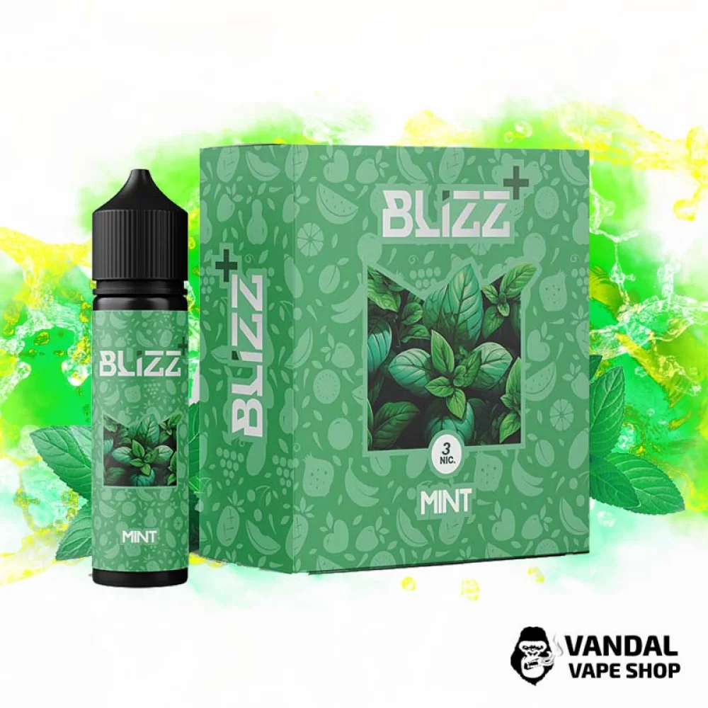 Набор для самозамеса Blizz Plus Organic 60 мл 3 мг со вкусом мяты