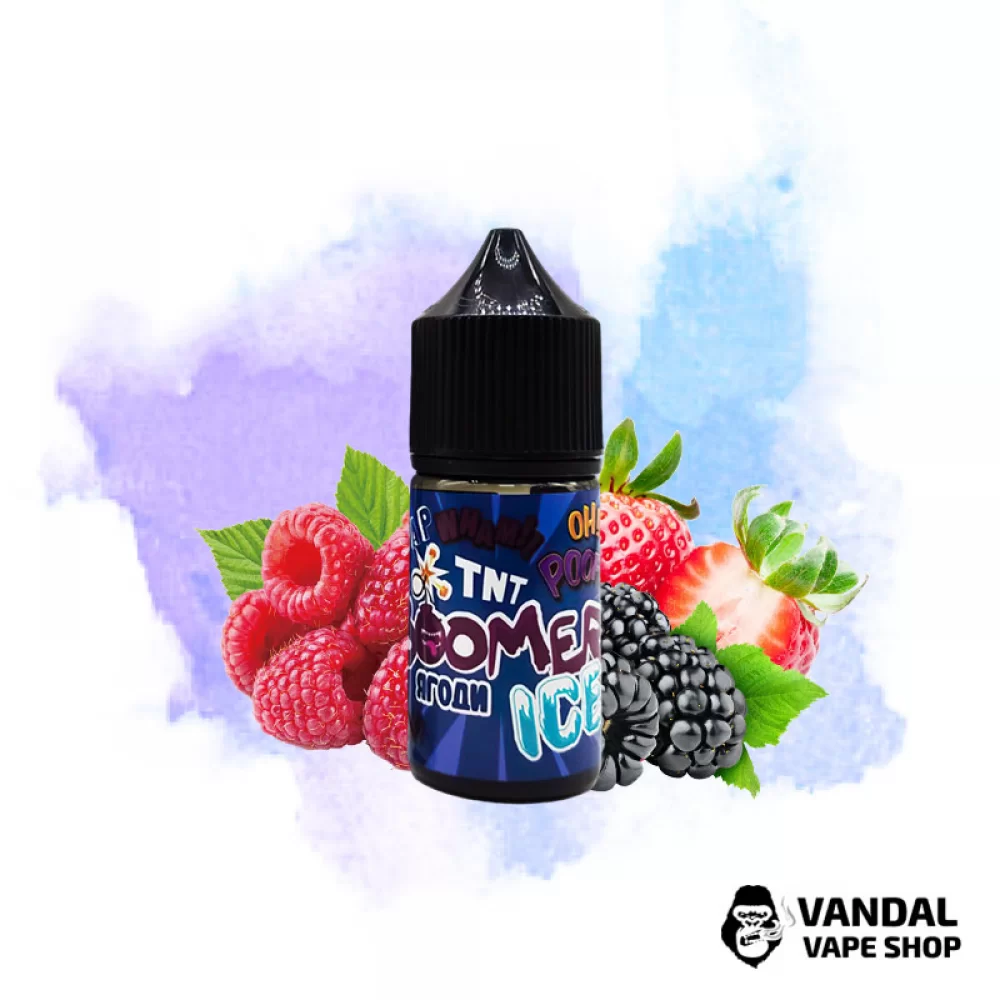 Набор для самозамеса Boomer ICE 30 мл 50 мг - со вкусом лесных ягод с холодком Набор для самозамеса Boomer ICE 30 мл 50 мг - со вкусом лесных ягод с холодком