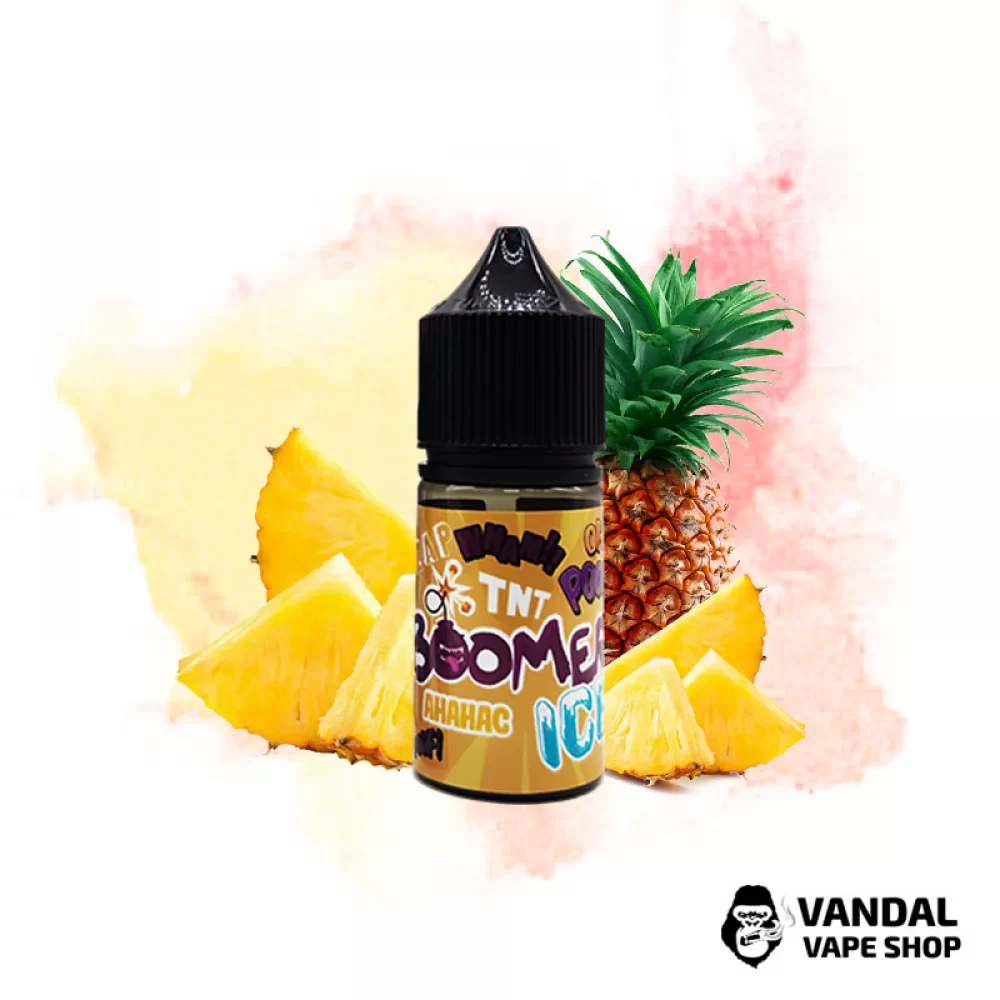 Набор для самозамеса Boomer ICE 30 мл 65 мг - со вкусом ананаса с холодком Набор для самозамеса Boomer ICE 30 мл 65 мг - со вкусом ананаса с холодком