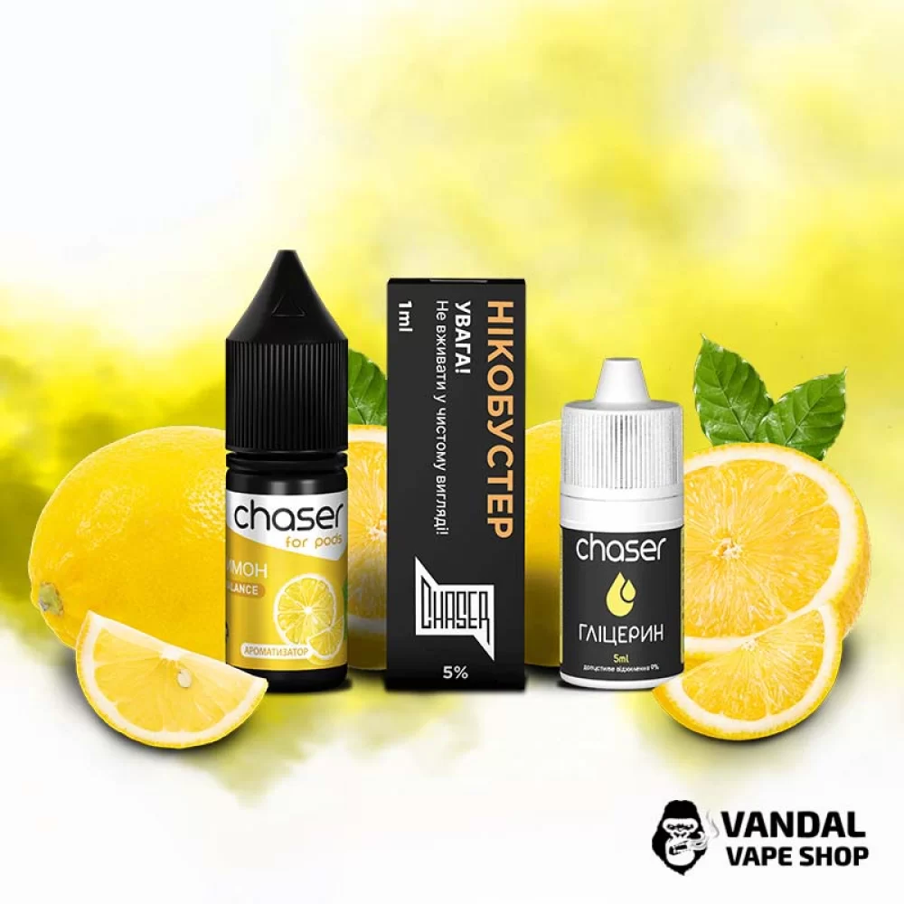 Набор для самозамеса Chaser ForPods 10 мл 50 мг со вкусом лимона Набор для самозамеса Chaser ForPods 10 мл 50 мг со вкусом лимона