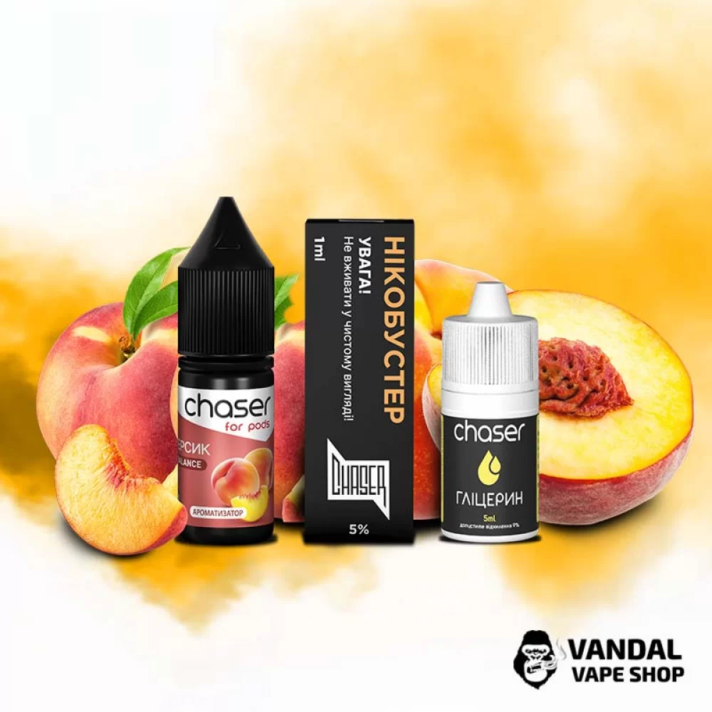 Набір для самозамісу Chaser ForPods 10 мл 50 мг зі смаком персика