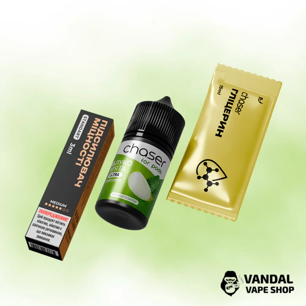Набор для самозамеса Chaser ForPods 30 мл 50 мг со вкусом яблока и мяты