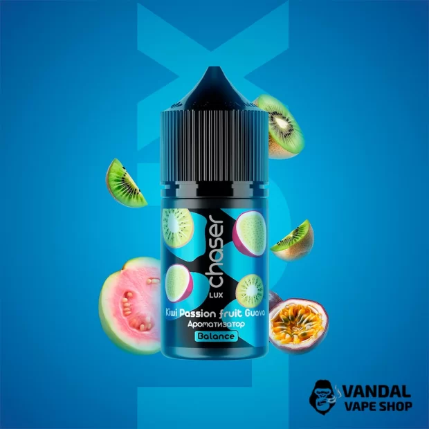 Набір для самозамісу Chaser Lux 30 мл 50 мг зі смаком ківі, маракуї та гуави