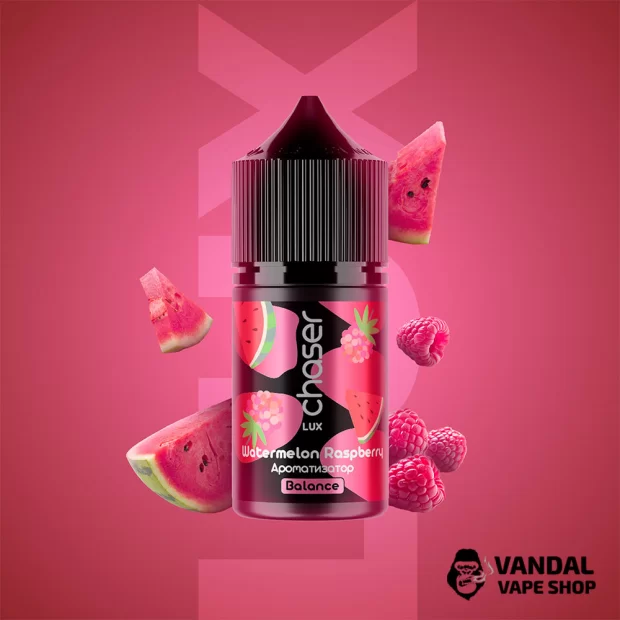 Набір для самозамісу Chaser Lux 30 мл 65 мг зі смаком кавуна і малини Набір для самозамісу Chaser Lux 30 мл 65 мг зі смаком кавуна і малини