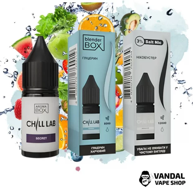 Набор для самозамеса Chill Lab 30 мл 30 мг с тайным вкусом