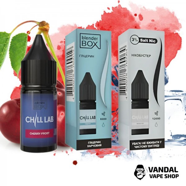 Набір для самозамісу Chill Lab 30 мл 30 мг зі смаком вишні з холодком