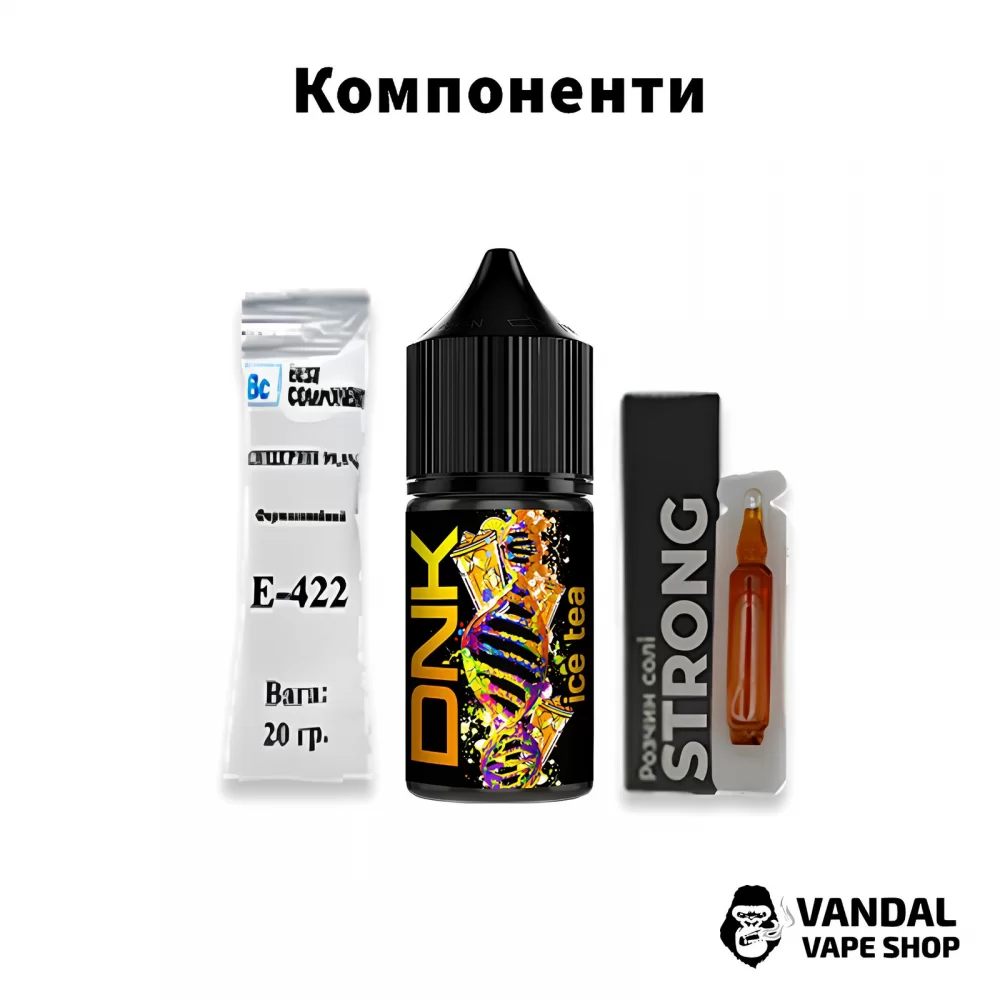 Набір для самозамісу DNK 30 мл 65 мг - зі смаком холодного чаю та цитрусів