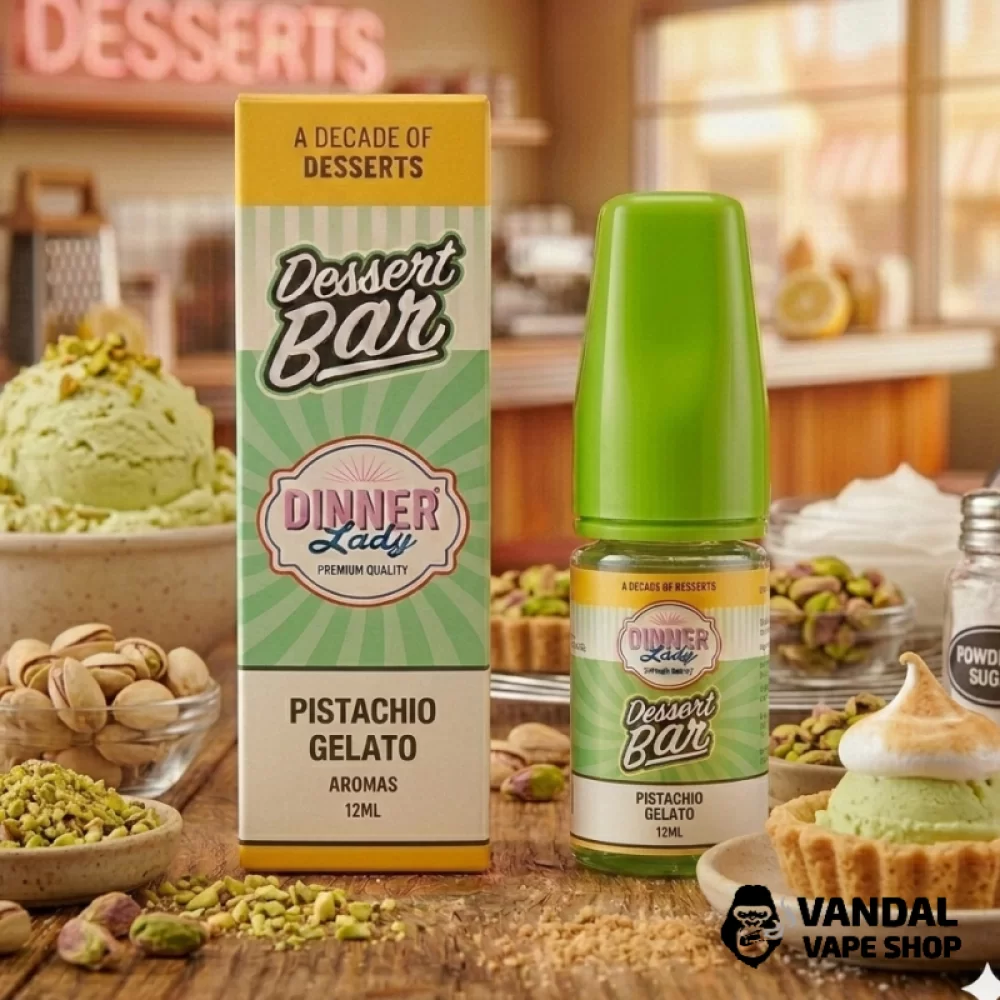 Набор для самозамеса Dinner Lady Dessert Bar 30 мл 50 мг со вкусом фисташкового мороженого