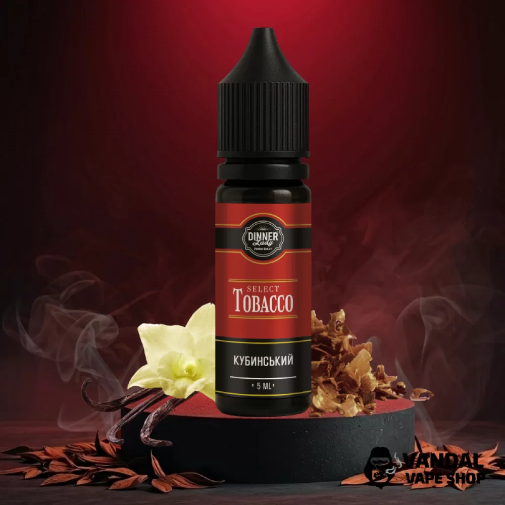 Набір для самозамісу Dinner Lady Tobacco 15 мл 50 мг зі смаком тютюна та ванілі